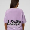 Standard Issue FLXCotton Oversized Tee - Pale Lilac-Black