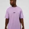 Standard Issue FLXCotton Oversized Tee - Pale Lilac-Black