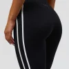1679-fusion-v-contour-bind-high-rise-flared-legging-black-white-4.webp Fusion V-Contour Bind High-Rise Flared Legging - Black-white