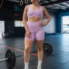 Push The Limit Bra - Pale Lilac Vitality Print