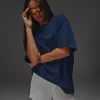 AfterDark ZeroCrease Oversized Tee - Future Navy