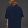 AfterDark ZeroCrease Oversized Tee - Future Navy