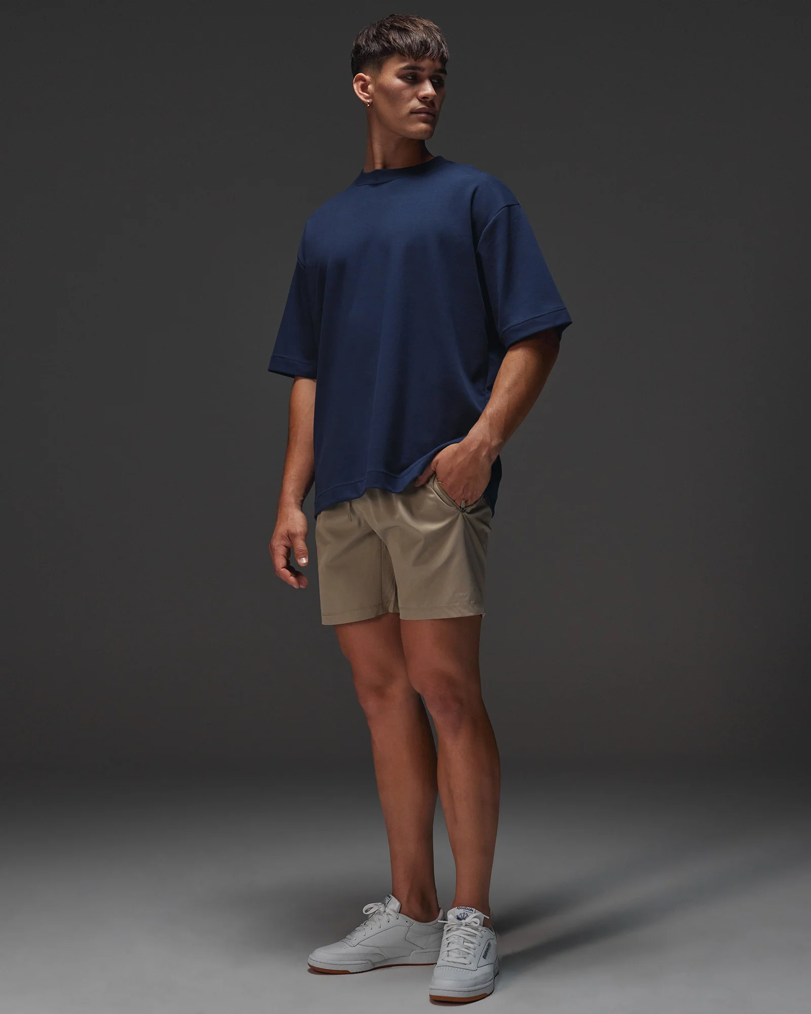 AfterDark ZeroCrease Oversized Tee - Future Navy