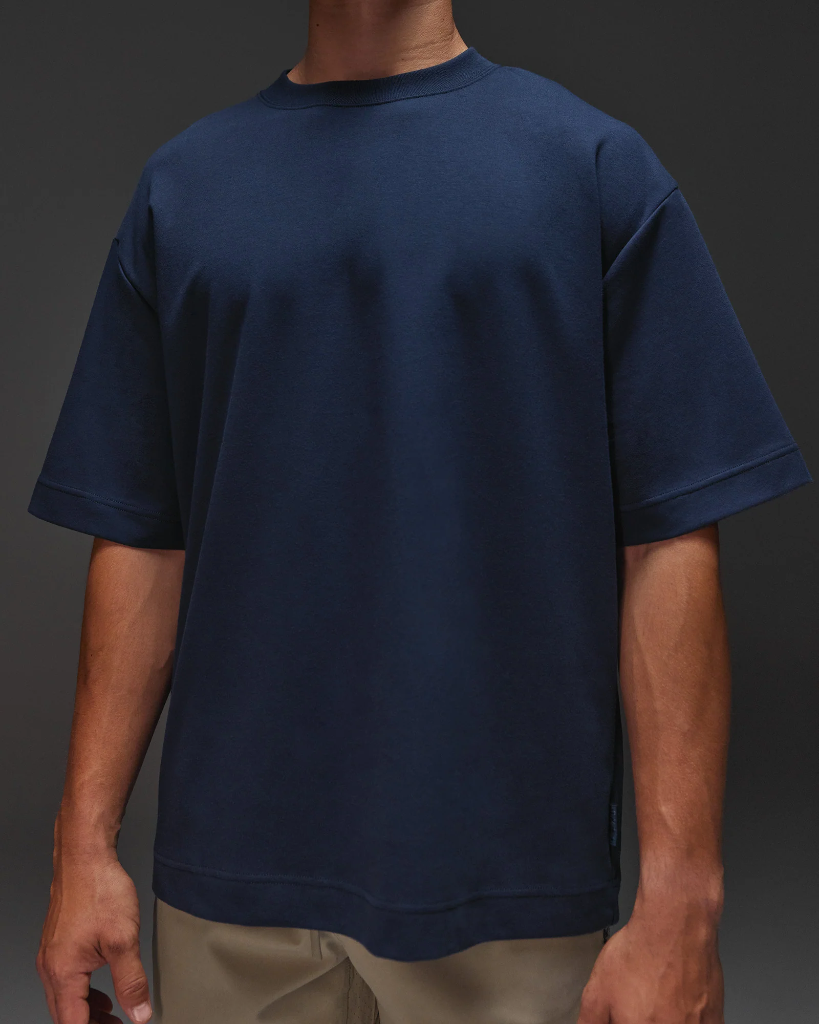 AfterDark ZeroCrease Oversized Tee - Future Navy