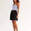 StretchShift Wide Leg Short - Black
