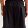 StretchShift Wide Leg Short - Black