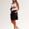 StretchShift Wide Leg Short - Black