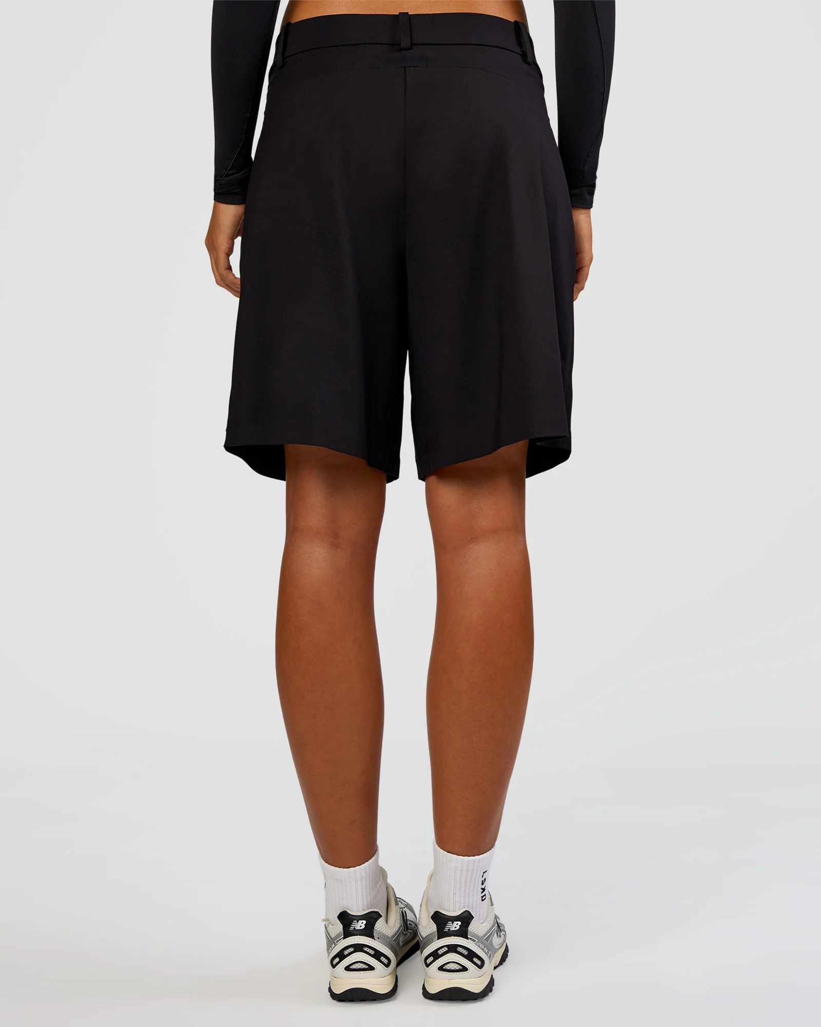 StretchShift Wide Leg Short - Black