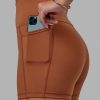 Fusion Ultra High-Rise 4" Short Pockets - Hazel