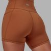 Fusion Ultra High-Rise 4" Short Pockets - Hazel