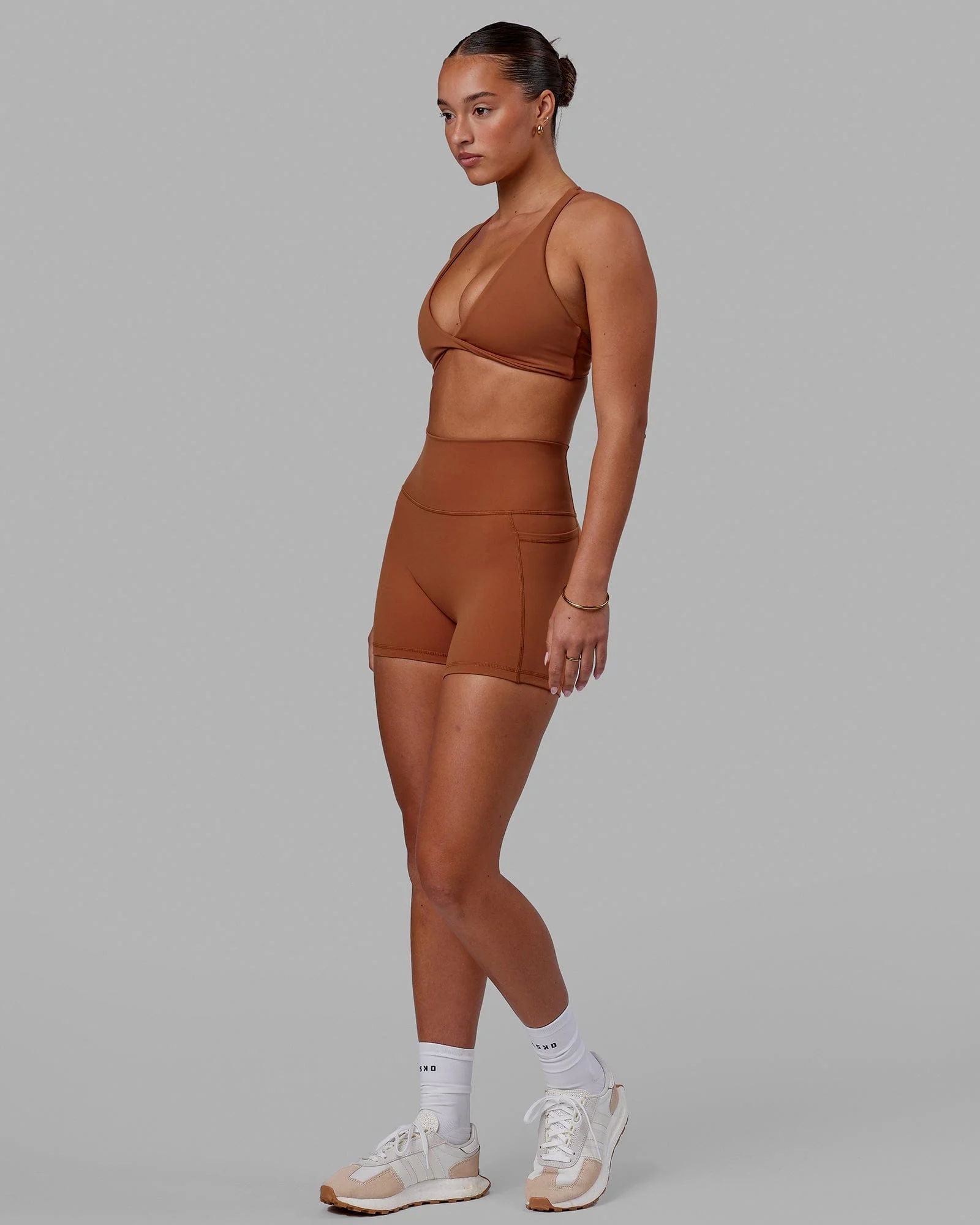 Fusion Ultra High-Rise 4" Short Pockets - Hazel