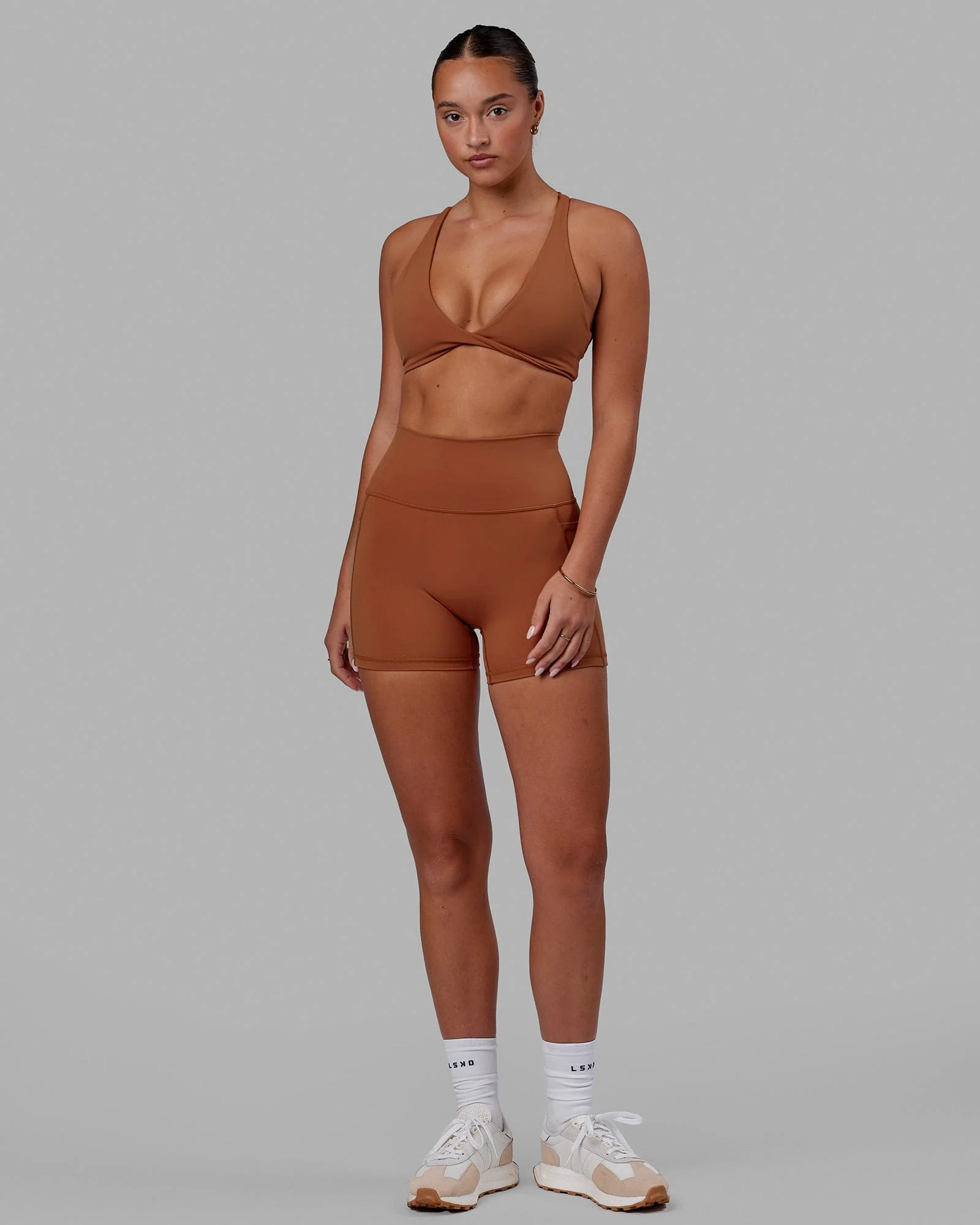 Fusion Ultra High-Rise 4" Short Pockets - Hazel