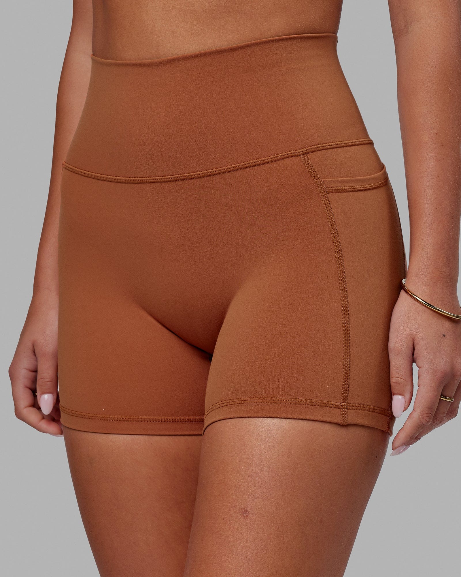 Fusion Ultra High-Rise 4" Short Pockets - Hazel