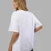 Go-To E.T.J FLXCotton Oversized Tee - White-Black