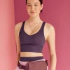 Function Longline Sports Bra - Midnight Plum