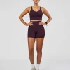 Function Longline Sports Bra - Midnight Plum