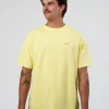 Unfit Club FLXCotton Oversized Tee - Yellow Fizz Washed-Ultra Fuchsia