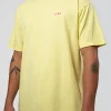 Unfit Club FLXCotton Oversized Tee - Yellow Fizz Washed-Ultra Fuchsia