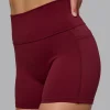 Fusion Ultra High-Rise 4" Short Pockets - Cordovan