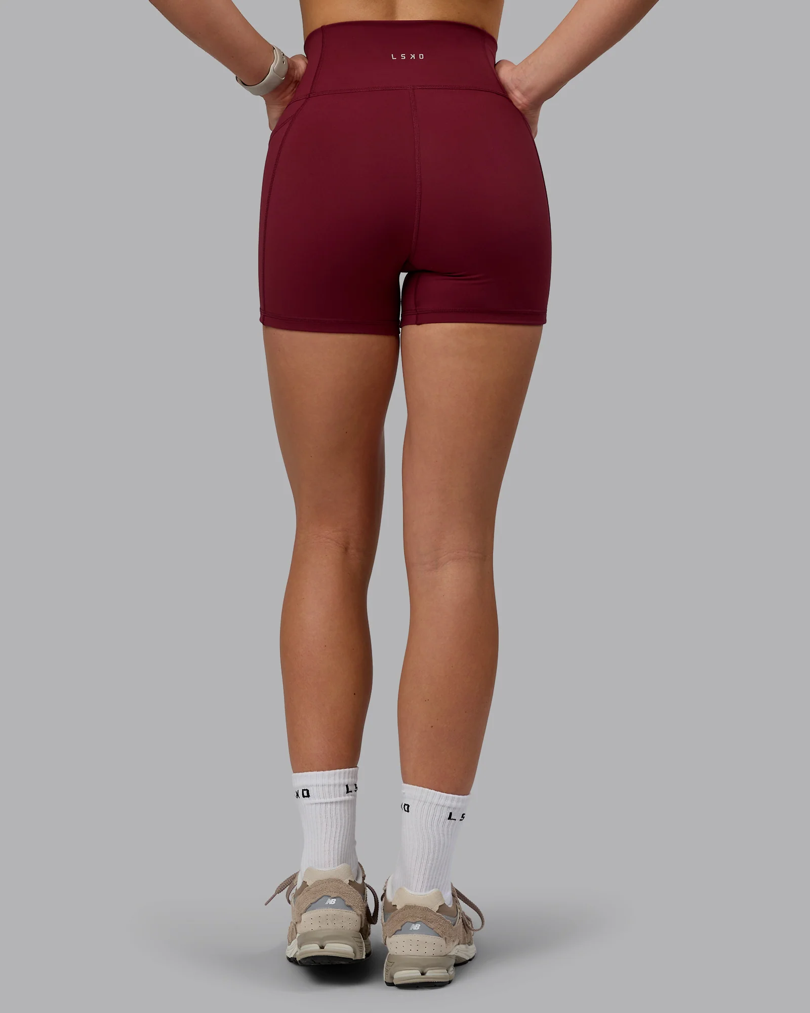 Fusion Ultra High-Rise 4" Short Pockets - Cordovan