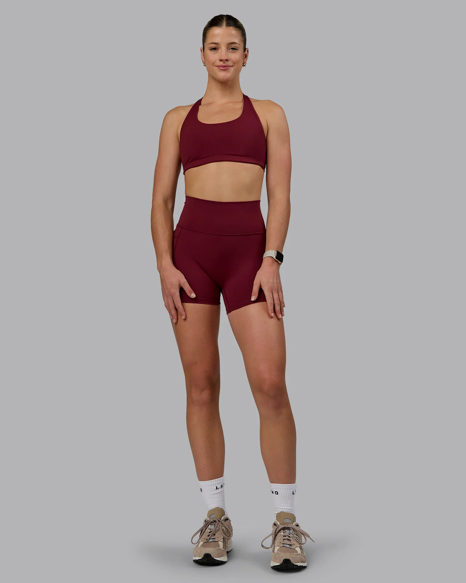 Fusion Ultra High-Rise 4" Short Pockets - Cordovan
