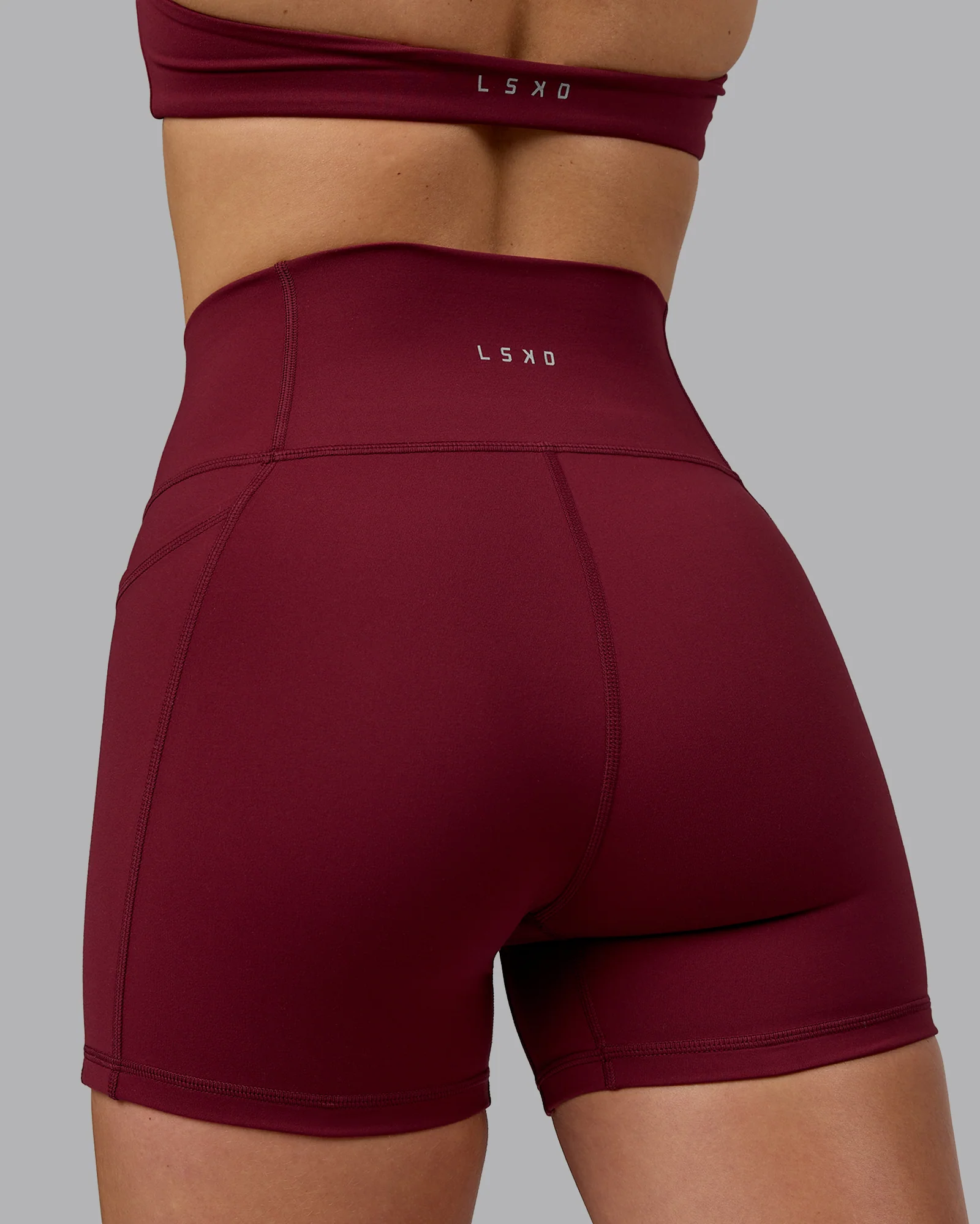 Fusion Ultra High-Rise 4" Short Pockets - Cordovan