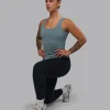 Staple Active Shelf Bra Tank - Elemental Blue