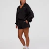 Love The Process Zip Through Hoodie - Black-Sugar Plum
