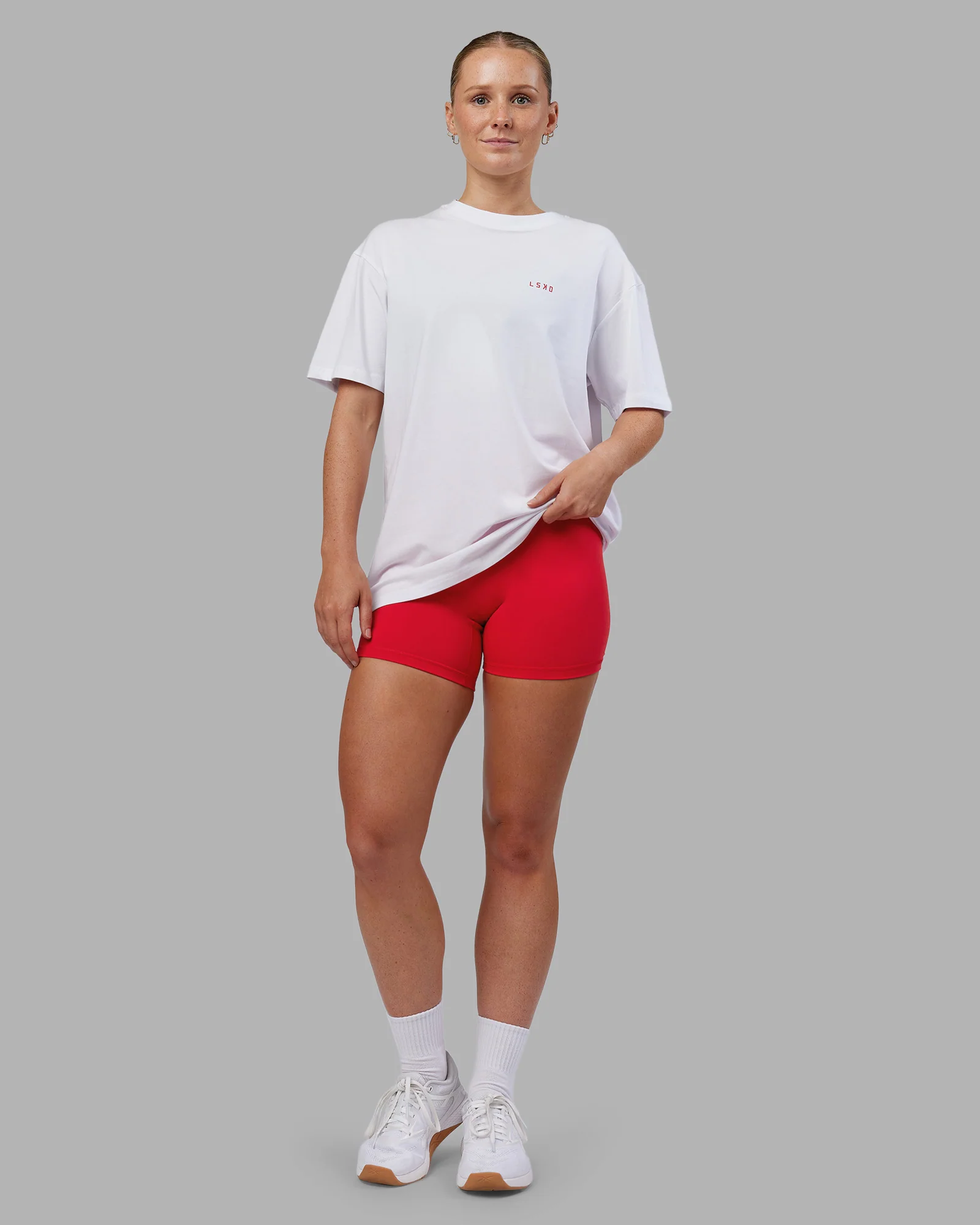17008-dare-to-think-flxcotton-tee-oversize-white-scarlet-9.webp Dare To Think FLXCotton Tee Oversize - White-Scarlet