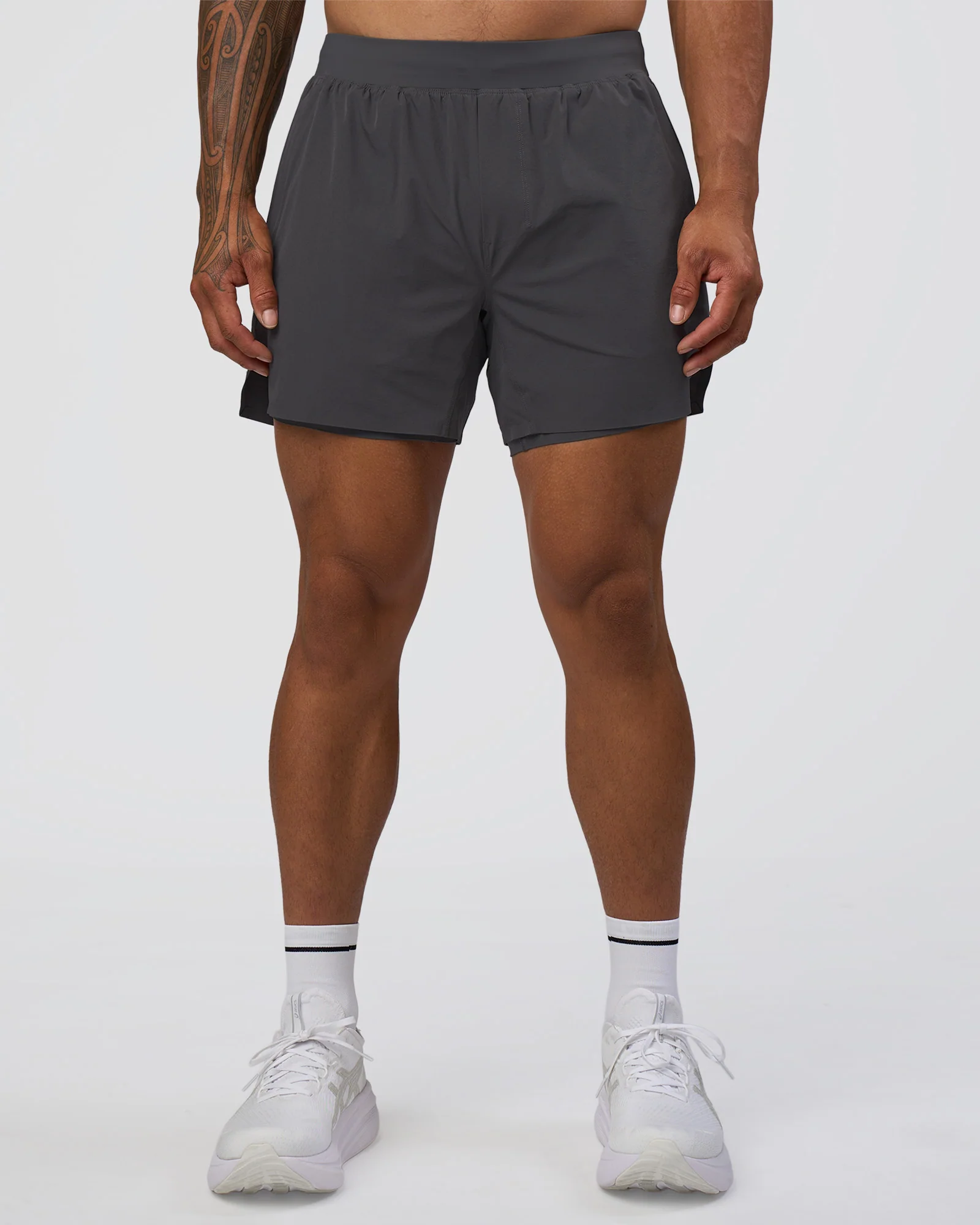 Hybrid Lined 5" Short - Dark Storm