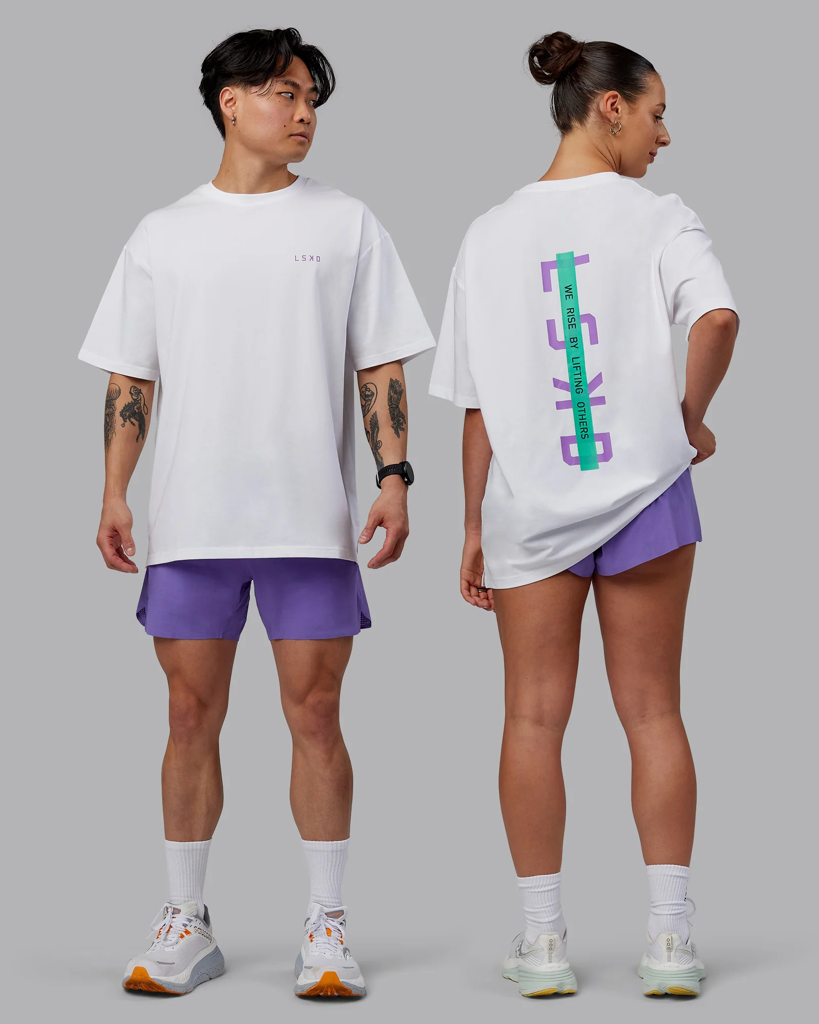 17034-unisex-strike-through-flxcotton-tee-oversize-white-purple-swirl-1.webp Unisex Strike Through FLXCotton Tee Oversize - White-Purple Swirl