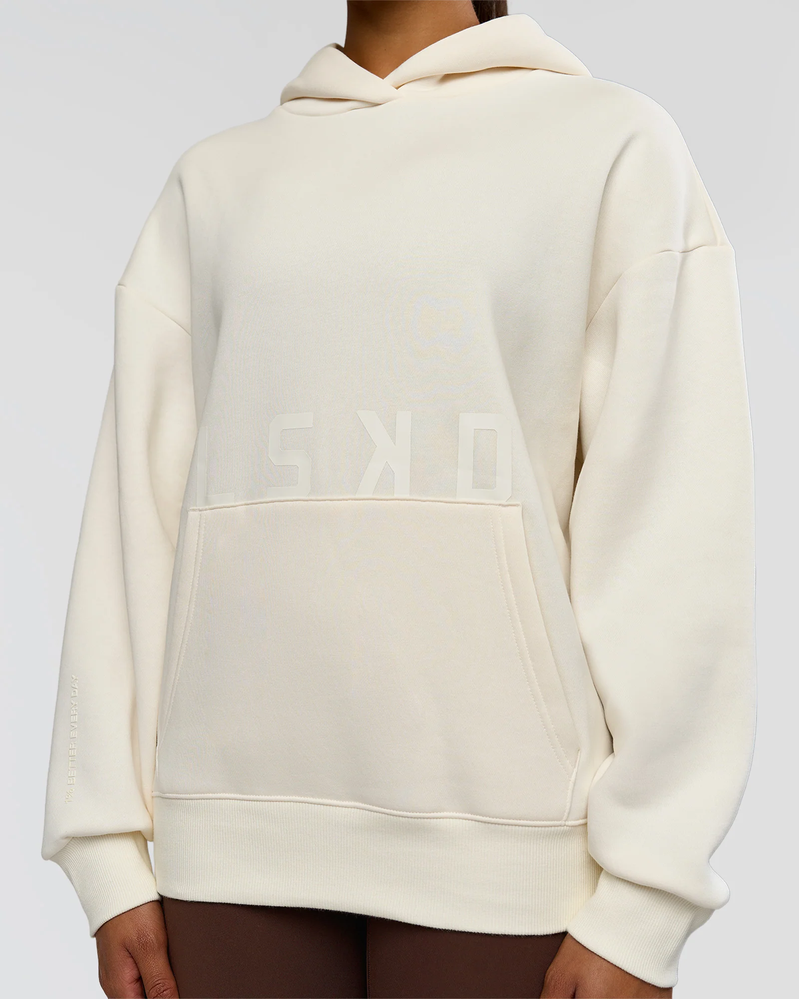 Shadow Mode Oversized Hoodie - Off White