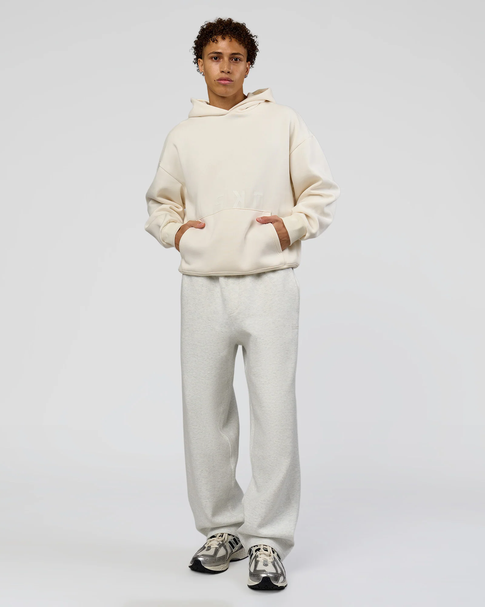 Shadow Mode Oversized Hoodie - Off White