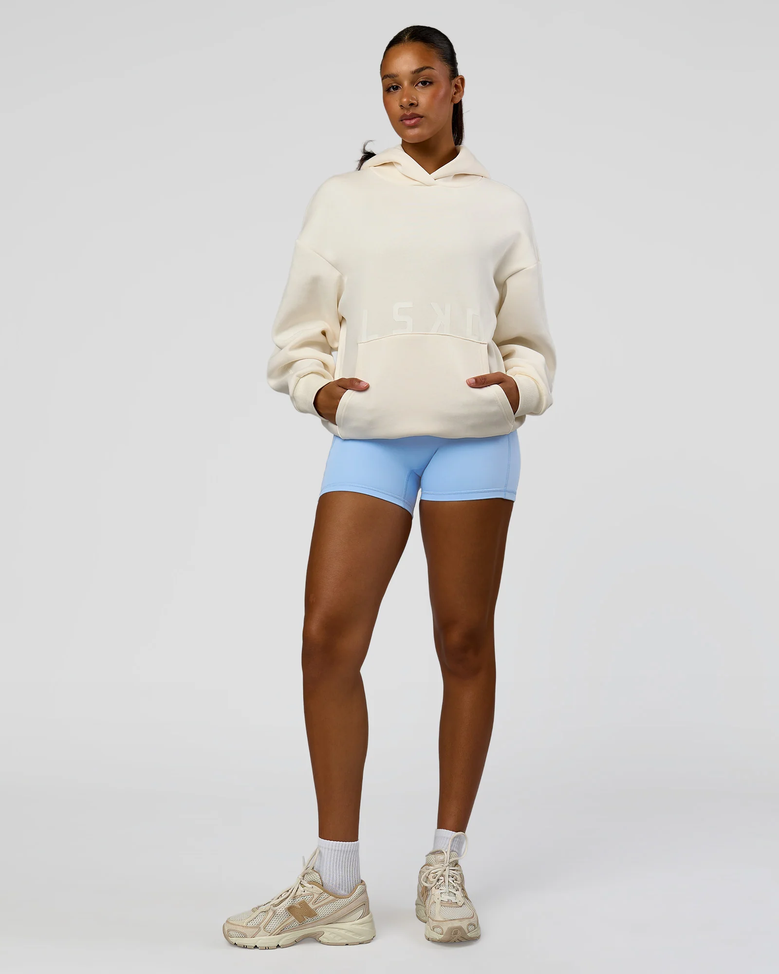 Shadow Mode Oversized Hoodie - Off White