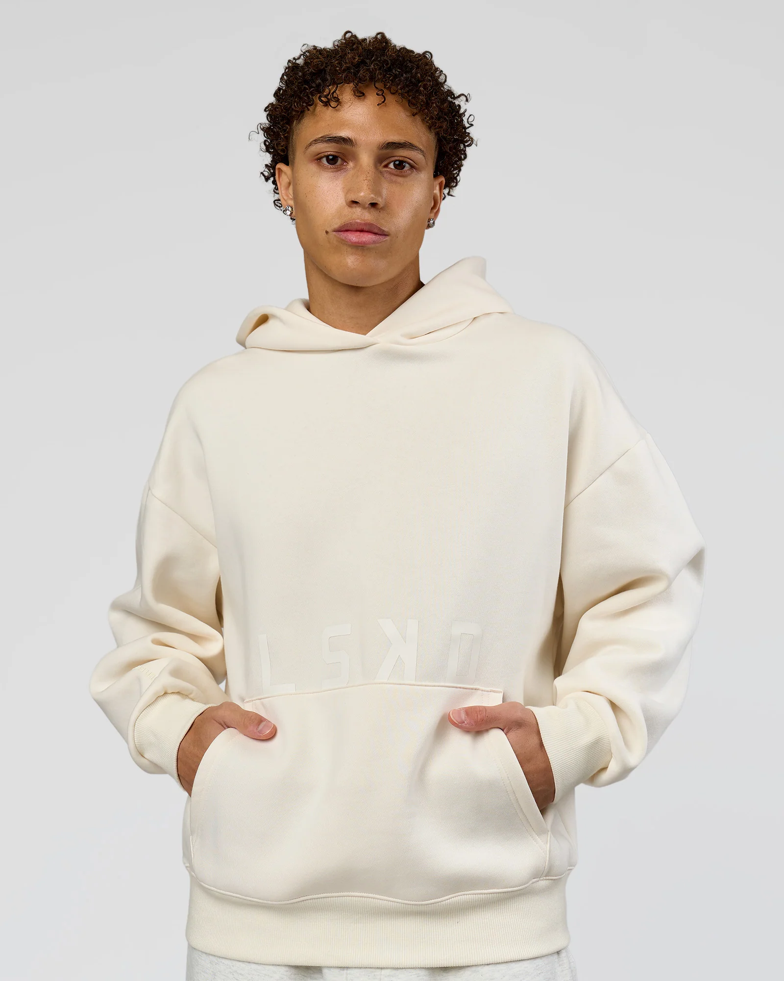 Shadow Mode Oversized Hoodie - Off White