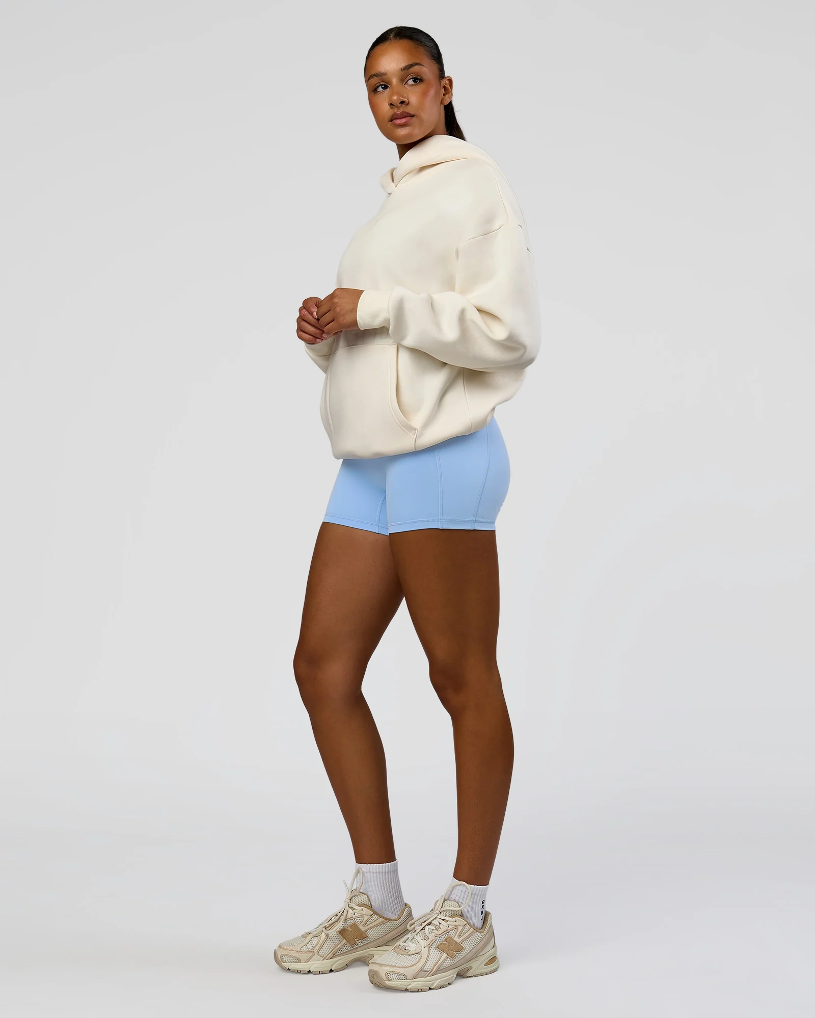 Shadow Mode Oversized Hoodie - Off White
