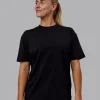 17086-sara-get-tla-skal-unisex-flxcotton-oversize-tee-black-white-3.webp Sara GET ÆTLA SKAL Unisex FLXCotton Oversize Tee - Black-White