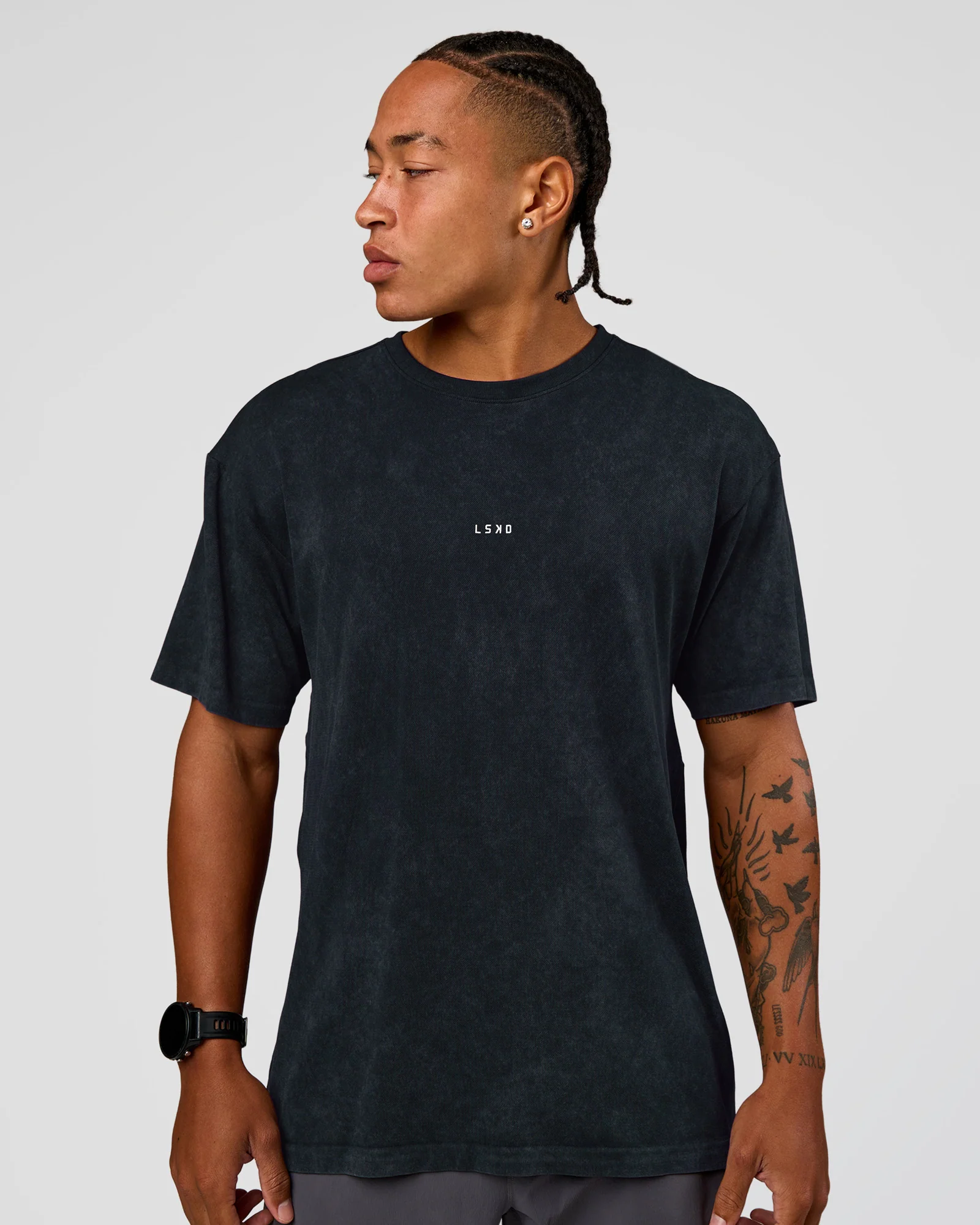 17140-power-oversized-tee-black-washed-1.webp Power Oversized Tee - Black Washed