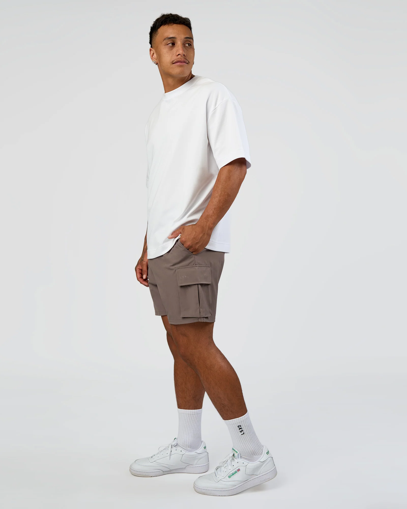 Energy Stretch 6" Performance Cargo Short - Iron