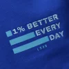 Sticker Heavyweight Oversized Tee - Electric Indigo-Baltic Sea