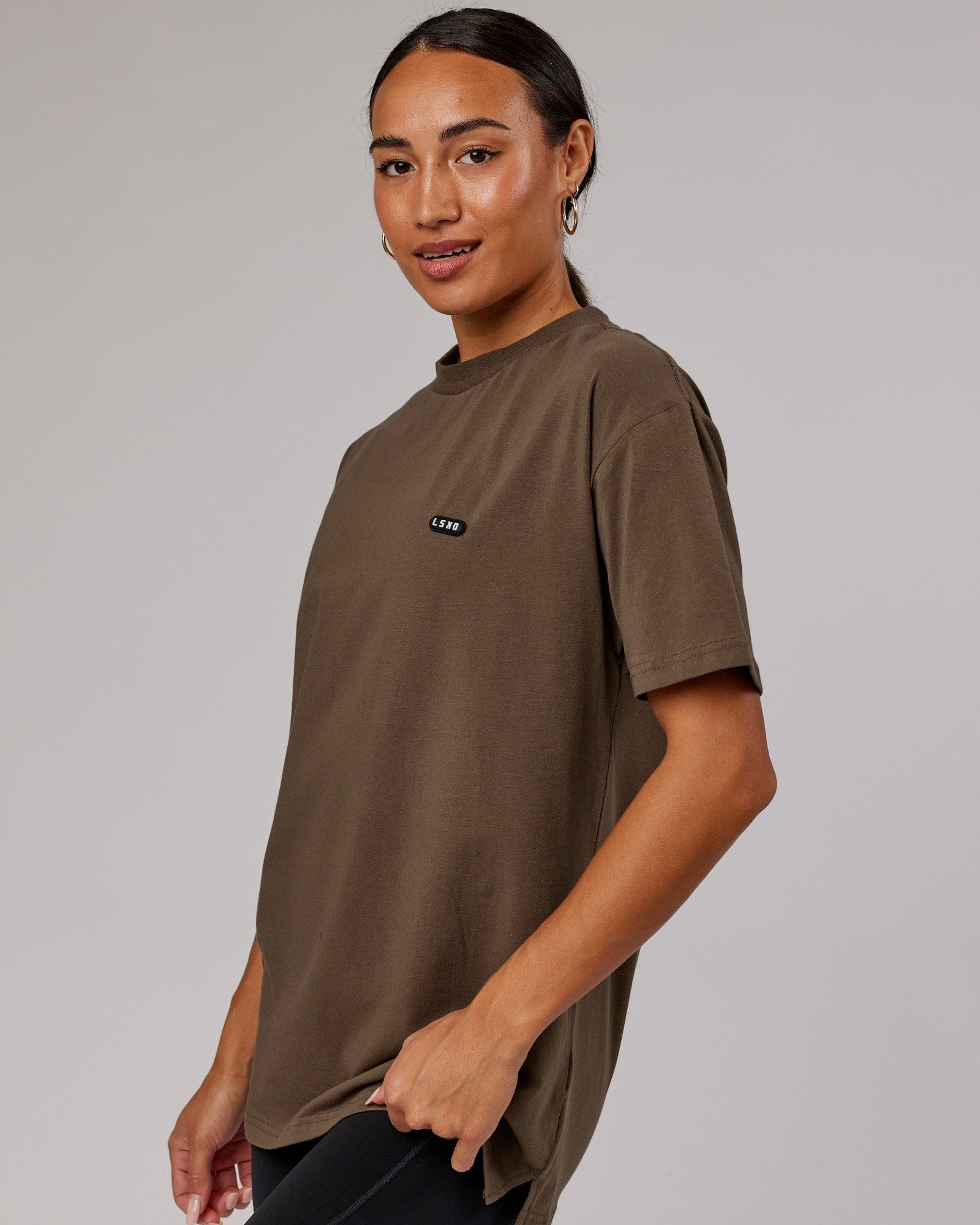 17219-unisex-capsule-flxcotton-tee-oversize-army-green-2.jpg Unisex Capsule FLXCotton Tee Oversize - Army Green