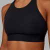 Resistance Ribbed Sports Bra - Black