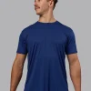 Pace Running Tee - Midnight Blue