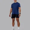 Pace Running Tee - Midnight Blue