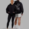 17327-rise-lift-hoodie-oversized-black-white-1.webp Rise & Lift Hoodie Oversized - Black-White