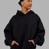 17327-rise-lift-hoodie-oversized-black-white-4.webp Rise & Lift Hoodie Oversized - Black-White