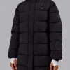 Go-To Puffer Long Jacket - Black