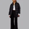 Go-To Puffer Long Jacket - Black