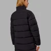 Go-To Puffer Long Jacket - Black