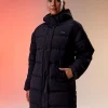 Go-To Puffer Long Jacket - Black